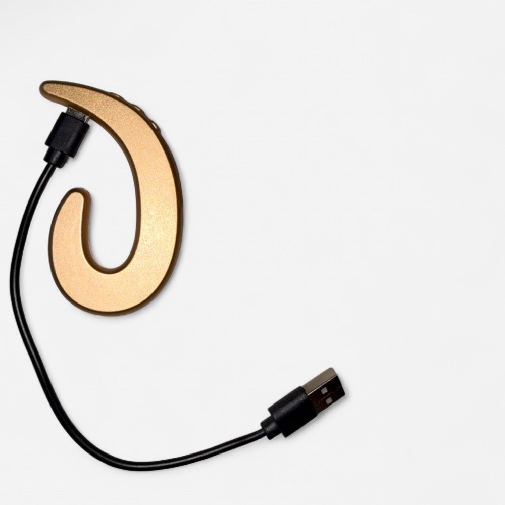 NWOB Gold HD Music Bluetooth Headset Ear Piece - Picture 5 of 8